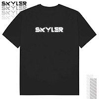 Áo thun SKYLER - Sơn Tùng Free Fire ( ĐẶC BIỆT MÀU ĐEN IN PHẢN QUANG)