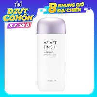 Kem chống nắng MISSHA All Around Safe Block Velvet Finish Sun Milk SPF50+PA++++