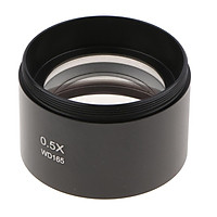 Hilabee 0.5x Barlow AUX Ống Kính Mục Tiêu Cho Âm Thanh Stereo Kính Hiển Vi 1-7/8 Chỉ W. D165mm
