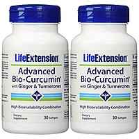 Life Extension Advanced Bio-curcumin with Ginger and Turmerones 30 Softgels (2-Pack)