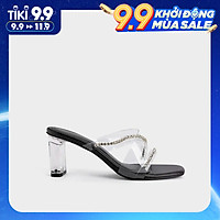 Giày Cao Gót Quai Chéo Dây Đính Đá Đế Trong 7P Thời Trang Cao Cấp HAPAS - CG77119
