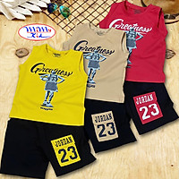 Combo 3 bộ quần áo bé trai vải cotton 4 chiều in họa tiết thể thao JD MIMYKID cho bé từ 8kg đến 35kg ( Giao màu ngẫu nhiên )