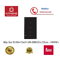 Bếp Âm Từ Đôi Chef's EH-DIH32A (52cm - 3400W) - Hàng Chính Hãng