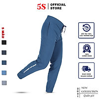 Quần Jogger Nam 5S (5 Màu) Vải Gió Mềm Mại, Dáng Thể Thao, Bo Ống Trẻ Trung, Lưng Chun Thoải Mái (QGD21012)