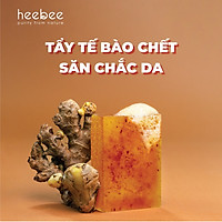Xà Bông Tắm Gừng Heebee Tẩy Tế Bào Chết, Săn Chắc Da – Ginger Natural Soap Bar 100gr