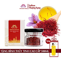 Saffron KingDom Nhụy Hoa Nghệ Tây Iran loại Super Negin thượng hạng (Hộp 1 gram)