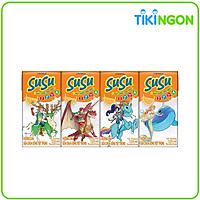 Lốc 4 hộp Sữa Chua Uống Tiệt Trùng Vinamilk Susu 110ml - Hương Cam