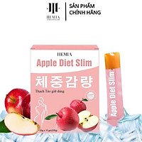 Thạch táo giảm cân Hemia an toàn tại nhà, 1 hộp 10 cái, công nghệ chính hãng Hàn Quốc