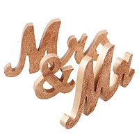 Phụ Kiện Trang Trí Đám Cưới Kiểu Chữ Mr & Mrs Bằng Gỗ