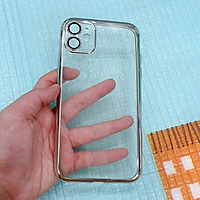 Case Ốp Lưng Dành Cho iPhone 11, iPhone 11 Pro Max - Nhựa Dẻo Trong Suốt Viền Màu Cao Cấp