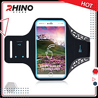 Bao, Túi đựng Điện Thoại tới 6.5 Inch Đeo tay chạy bộ ,Tập thể dục Rhino B103 Kháng nước, chống thấm, có thể cắm tai nghe phù hợp điện thoại Samsung, Iphone, Sony, Xiaomi,... - Hàng chính hãng