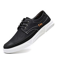 Men's casual sneakers extra large fashion trend soft sole all-match lace-up men's shoes