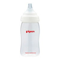 Combo Pigeon: Bình Sữa PP Plus 240ml + Áo Thun Pokemon - Trắng (Size Nhỏ)