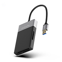 SD Card Reader USB 3.0 CF Memory Card Adapter Hub Read Cards Simultaneously For SD/TF/CF/XQD