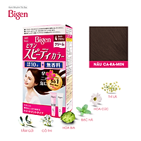 Thuốc nhuộm dưỡng tóc phủ bạc thảo dược Bigen Nhập Khẩu 100% Nhật Bản Speedy Color Cream 80ml dạng kem