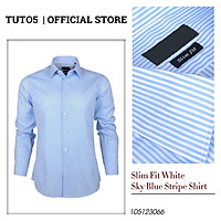 Áo sơ mi Slim Fit Shirt Blamor form ôm chất liệu lụa cao cấp hàng vnxk_ASM048