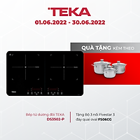 Bếp Từ Dương Đôi Teka DS3502-P (3500W) - Hàng Chính Hãng