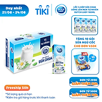 Thùng Sữa Chua Uống Lên Men Tự Nhiên Dutch Lady Vị Tự Nhiên (48 hộp x 180ml)
