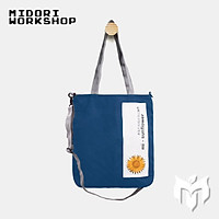 TÚI ĐEO CHÉO - SIMPLE TOTE - DAISY BAG - TÚI VẢI CANVAS THỜI TRANG MIDORI WORKSHOP
