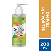 Gel rửa mặt dưỡng da căng sáng chiết xuất Trái Mơ St.Ives Glowing Daily Cleanser Apricot 200ml