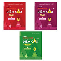 Sách - Combo Bí quyết chinh phục điểm cao 8 Toán - Sinh Học - Tập 1 + Tập 2