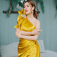 Đầm maxi body dạ hội dự tiệc sang trọng TRIPBLE T DRESS - size M/L (kèm ảnh/video thật) MS41Y