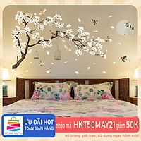 Decal dán tường hoa sữa