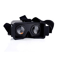New NJ Head Mount Plastic 3D VR Virtual Reality Video Glasses For iPhone5/5S/5C Black