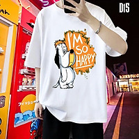Áo thun unisex nam nữ from rộng in hình ngộ nghĩnh hot 2021