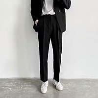 Quần Âu Nam dáng baggy Hàn Quốc - QA01