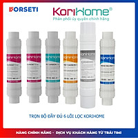 Combo 6 lõi lọc Korihome nhập khẩu chính hãng cho máy wpk-818