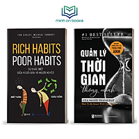 BIZBOOKS - Bộ Sách Về Thói Quen Thành Công Của Người Thành Đạt: Rich Habits – Poor Habits – Khác Biệt Giàu – Nghèo + Quản Lý Thời Gian Thông Minh - MinhAnBooks