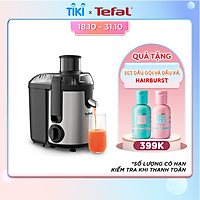 Máy ép trái cây Tefal ZE420D38 - Công suất 400W - Dung tích 950ML - Lưỡi dao làm bằng thép không rỉ cùng 2 chế độ ép - Hàng chính hãng