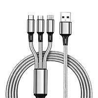 3 In 1 Multi USB Charging Cable For IPhone USB TYPE C Android Micro Cord