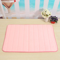 Memory Foam Mat Absorbent Slip-resistant Pad Bathroom Shower Bath Mats Red