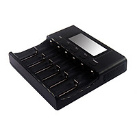 LiitoKala Lii-S6 Battery Charger 6 Slots 4 Currents Auto-Polarity Detect for 18650 26650 21700 32650 AA AAA Batteries