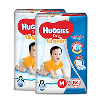 Combo 2 Tã quần HUGGIES DRY BIG JUMBO M54 - L48 - XL42 - XXL38
