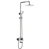 Bộ sen cây tắm đứng nóng lạnh, cảm biến nhiệt độ, màn hình LED Eurolife EL-S907 (Trắng bạc)