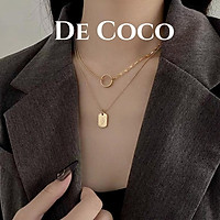 Vòng cổ layer có thê tách 2 chiếc The Ring Decoco