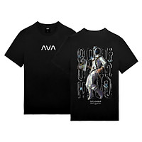 Áo thun tay lỡ AVAUNIQUE dáng rộng Unisex nam nữ chất Cotton GRAVITY 001