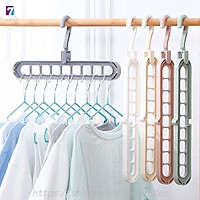 Móc Treo Quần Áo 9 Lỗ Đa Năng