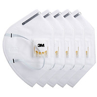 (Nhiều lựa chọn) Khẩu trang 3M 9001V cao cấp , chính hãng , có van thở , kháng khuẩn , chống bụi siêu mịn PM2.5 , màu trắng , theo tiêu chuẩn : AS/NZS P2, EN 143:2000