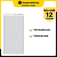 Pin sạc dự phòng không dây Polymer 10.000 mAh Type C Xiaomi Mi Wireless Power Bank Essential - Hàng chính hãng