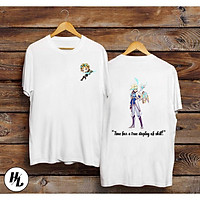 Áo Thun Nam Liên Minh in hình Chibi EZREAL , áo chất, đi đêm, đi phượt, bão bao ngầu, nhìn đã mắt, thích hợp đi đánh giải, đánh game cùng nhóm, bạn bè