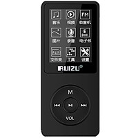 RUIZU X02 4G black audiophile grade high sound quality lossless MP3 / MP4