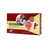 Hoạt huyết bổ não, chống tai biến NatoGreen - Ngăn chặn đột quỵ, nhồi máu cơ tim, Tăng cường tuần hoàn não, Phục hồi sau tai biến, đột quỵ và giúp tăng cường trí nhớ - Hộp 30 viên
