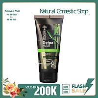Dầu xả Dr.Sante Detox Hair chiết xuất than tre hoạt tính giúp làm sạch tóc và da đầu 200 ml