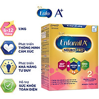 Sữa bột Enfamil A+ NeuroPro 2 với 2’-FL HMO cho trẻ từ 6 –12 tháng tuổi– 1.1kg
