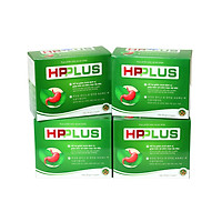 Combo 4 Hộp Dạ Dày HP PLus Giảm Ợ Chua, Nóng Rát, Đau Thượng Vị, Trào Ngược, Tiêu Viêm Lành Loét Dạ Dày Hiệu Quả