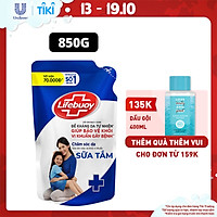 Sữa tắm Lifebuoy 850g Chăm sóc da dưỡng ẩm mềm mịn giúp bảo vệ khỏi 99.9% vi khuẩn và ngăn ngừa vi khuẩn lây lan trên da